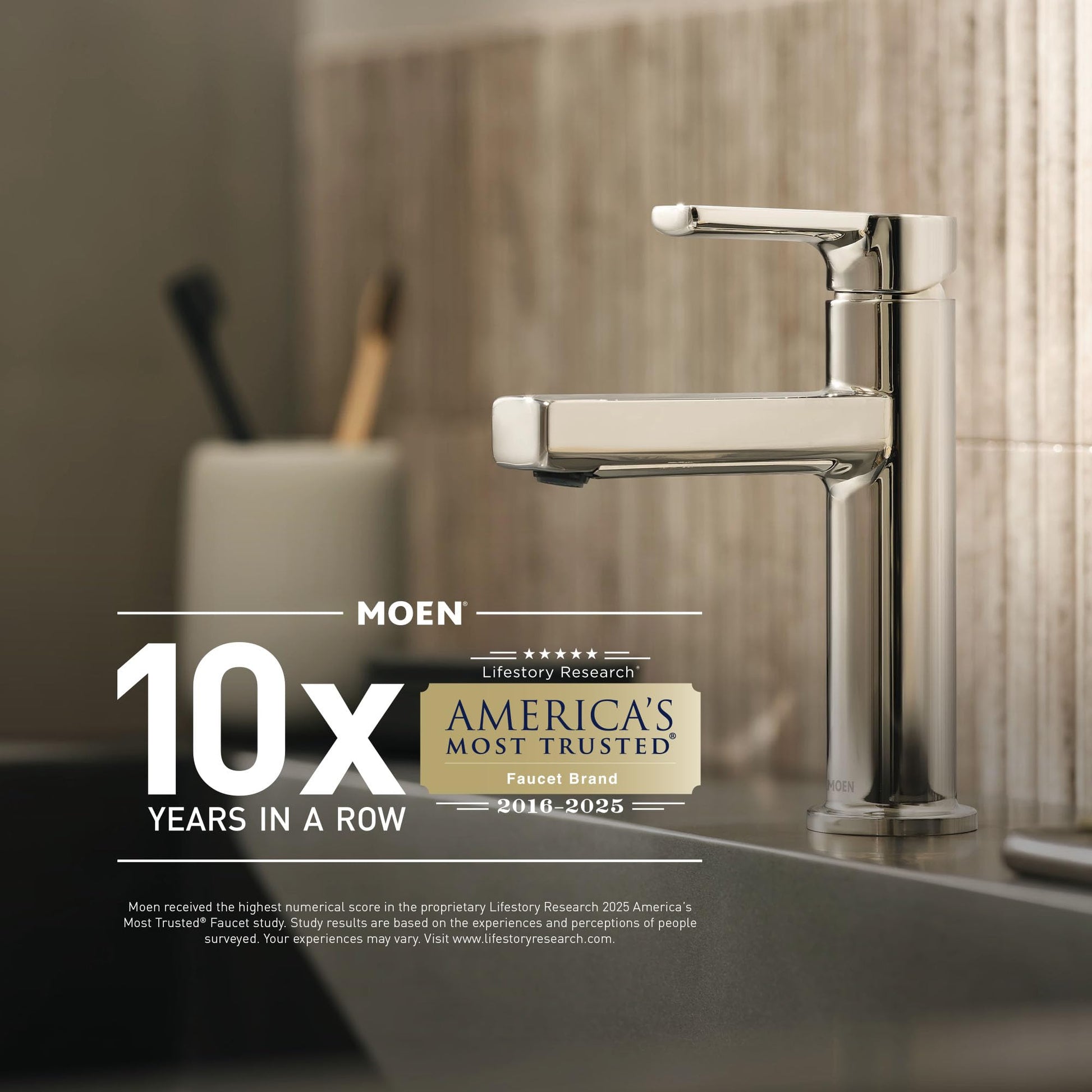 Moen 344111 Replacement Soap or Lotion Dispenser Bottle for Moen 3942 Series