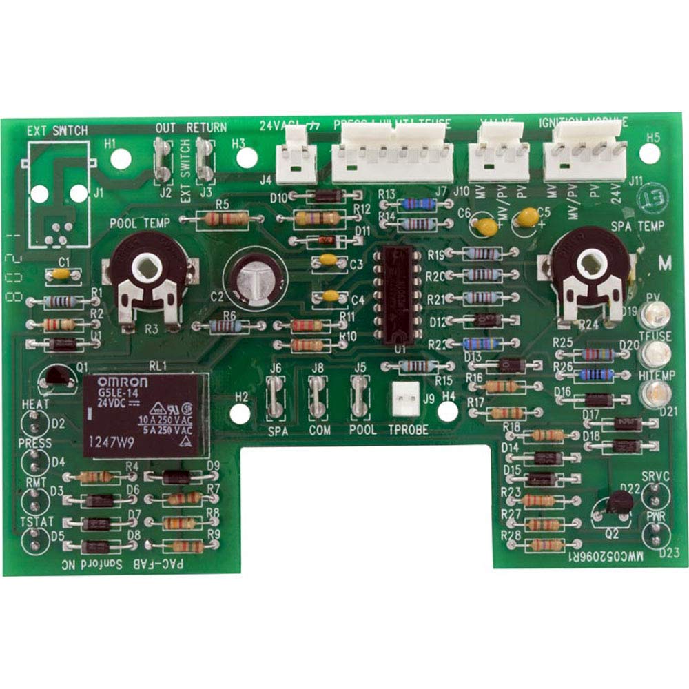 Pentair 470179 Electronic Thermostat Circuit Board Replacement for Pool and Spa Heaters