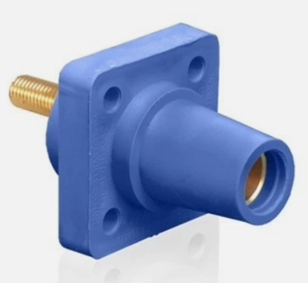 LEVITON 16 Series Female Receptacle, 90-Degree, #2 - 4/0 AWG, 1.125" Threaded Stud