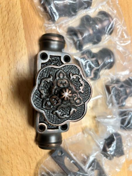 Signature Hardware Rosette Window Cremone Bolt 6' Oil Rubbed Bronze - ORB