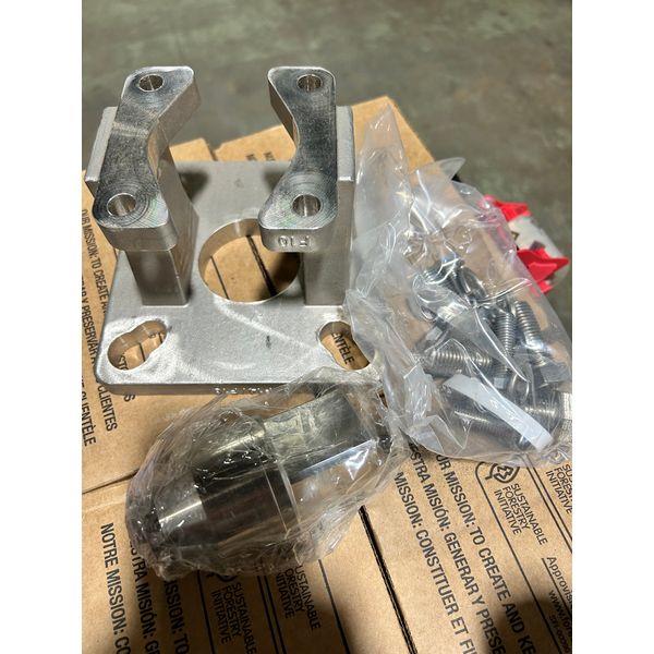 Valmet LK-2023 Mounting Bracket Kit, Assembled in USA, Durable Metallic Construction, Includes Fasteners and Additional Component, Silver