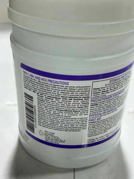 Biotrol Birex Quat Dental Office Disinfectant Cleaner Wipes 160 Count