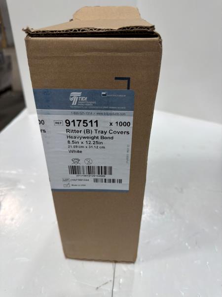 TIDI Ritter B Tray Covers 8.5 x 12.25in 1000ct
