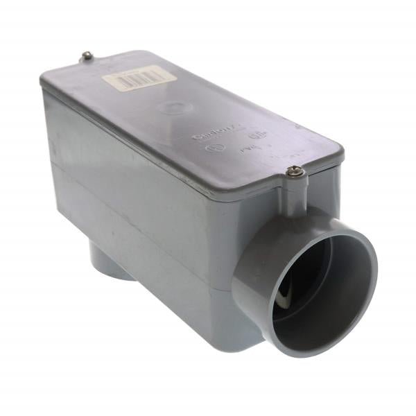 Carlon 2 in. Sch. 40 and 80 Electrical PVC Type-LB Conduit Body (E986J-4-HD)