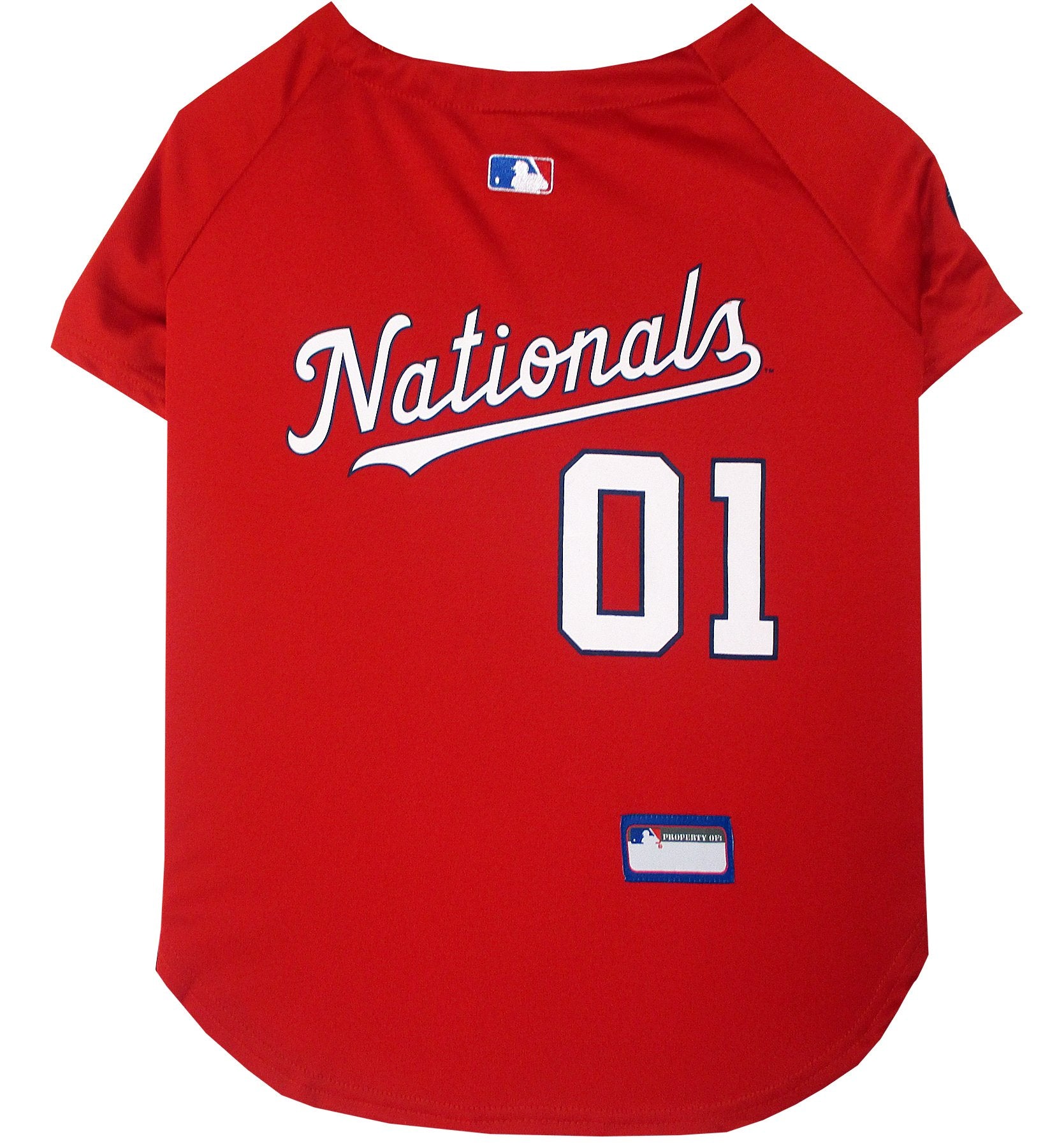 Official MLB Washington Nationals Pet Jersey for Dogs & Cats, Size XX-Large - Stylish Baseball Jersey for Your Furry Fan- Show Off Team Spirit with The Perfect Fan Apparel Gear for Pet, Dog & Cat