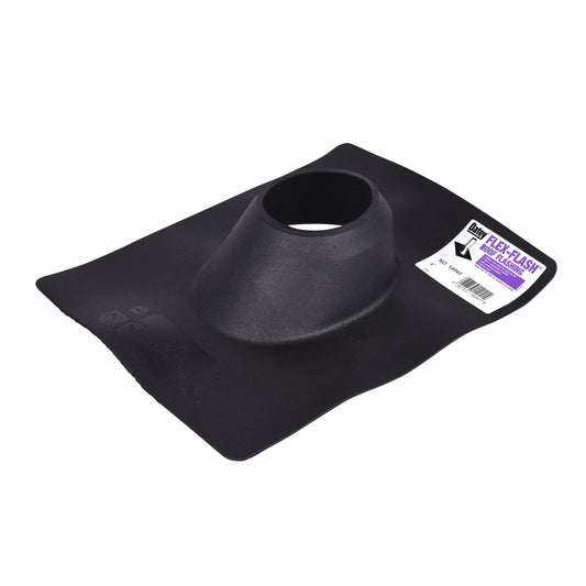 Oatey 14041 Flex-Flash Roof Flashing, Foldable Plastic, 4 Inch Pipe Diameter, 11.5 X 14 Inch Base