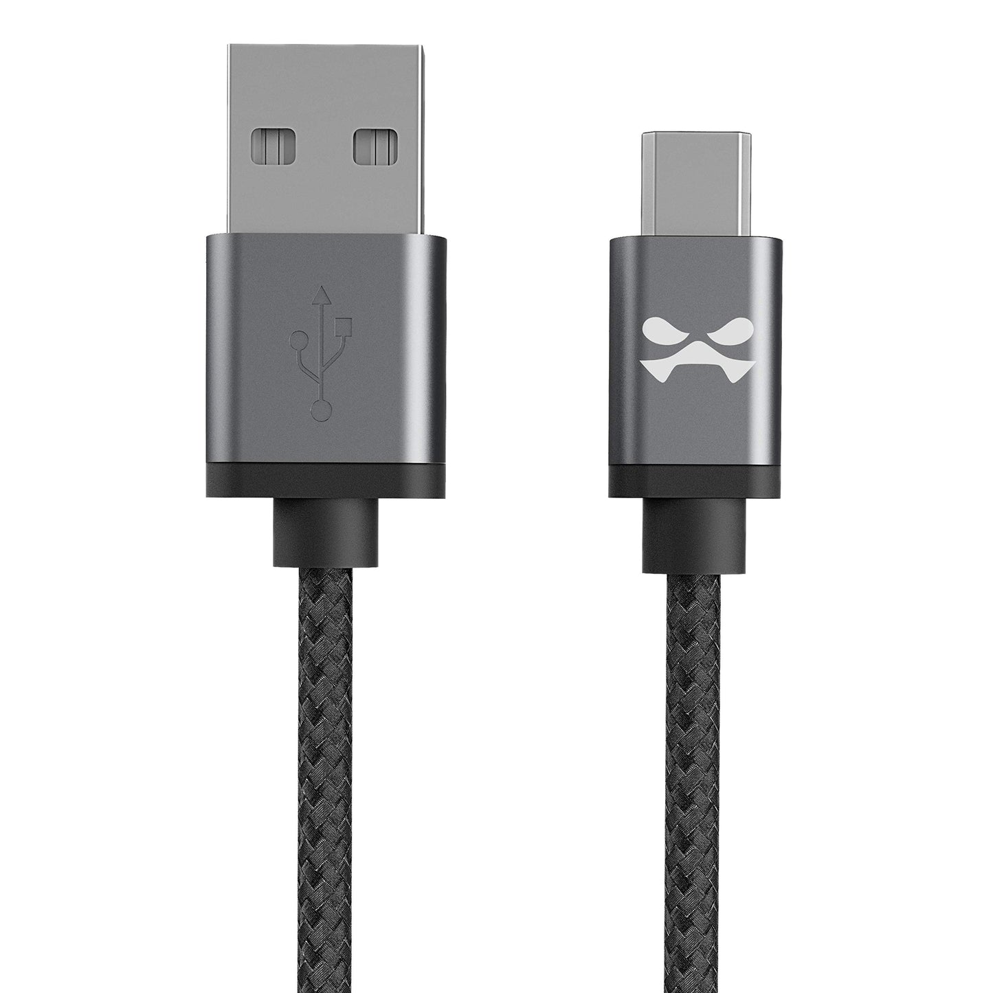 Ghostek NRGline Series 10 FT Tough Braided Micro USB Charging Cables – Gray