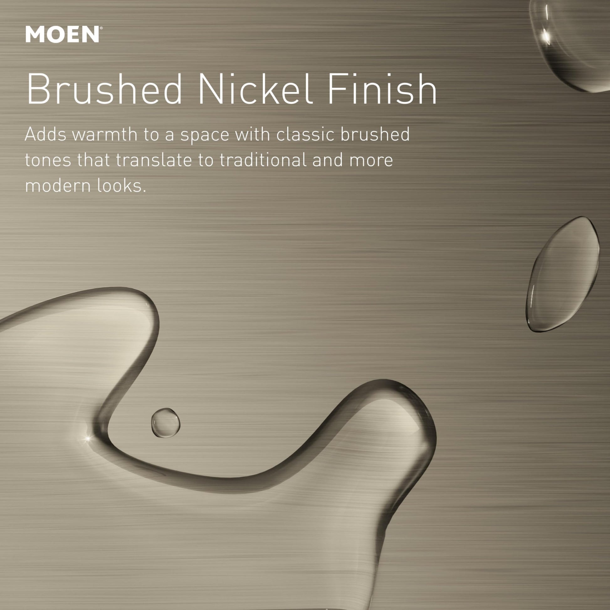 Moen Preston Collection Spot Resist Brushed Nickel 7-inch Bathroom Hand Towel Ring, Wall Mounted Hanger, DN8486BN