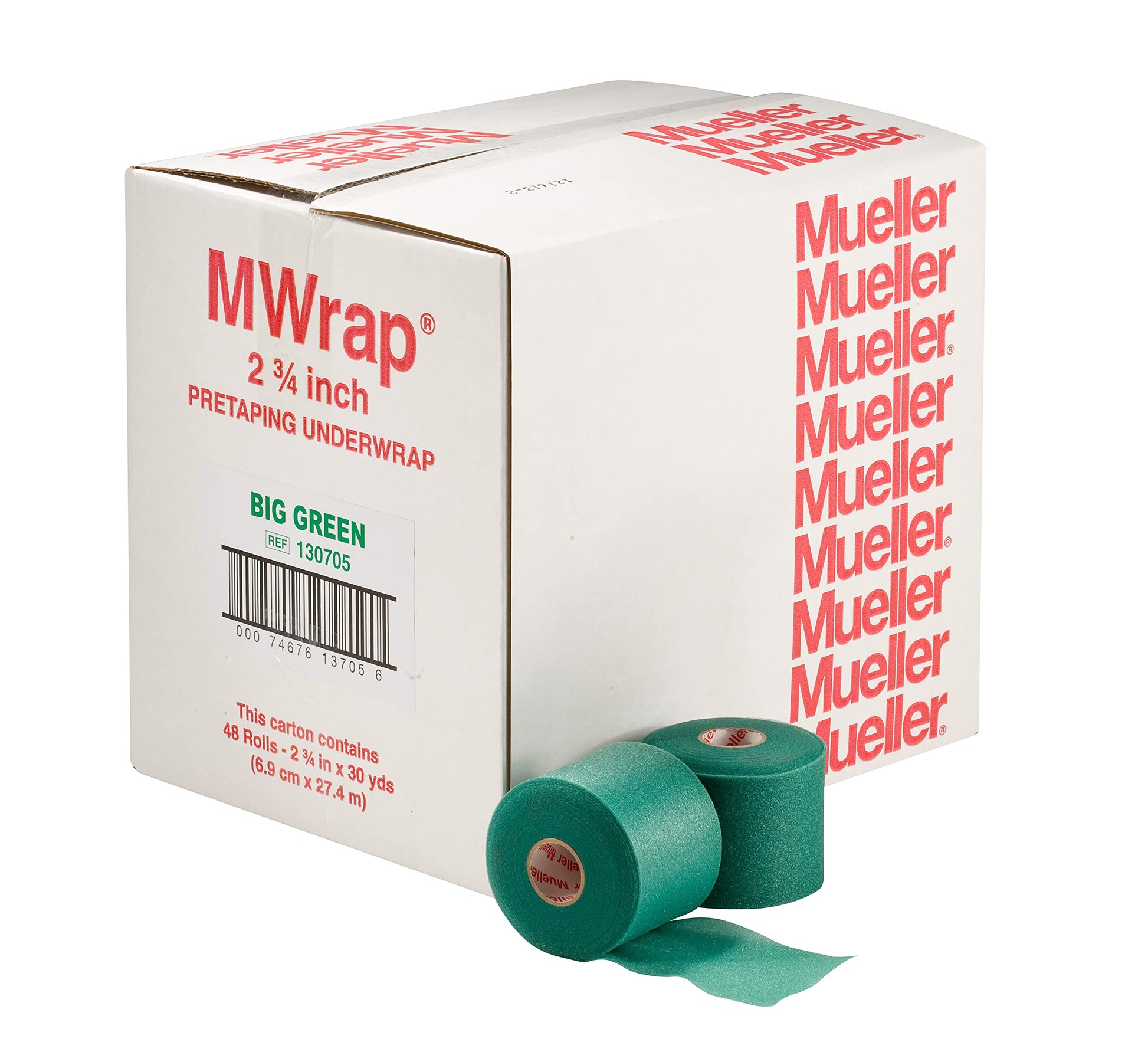 Mueller M-Wrap 48 Rolls per Case Green