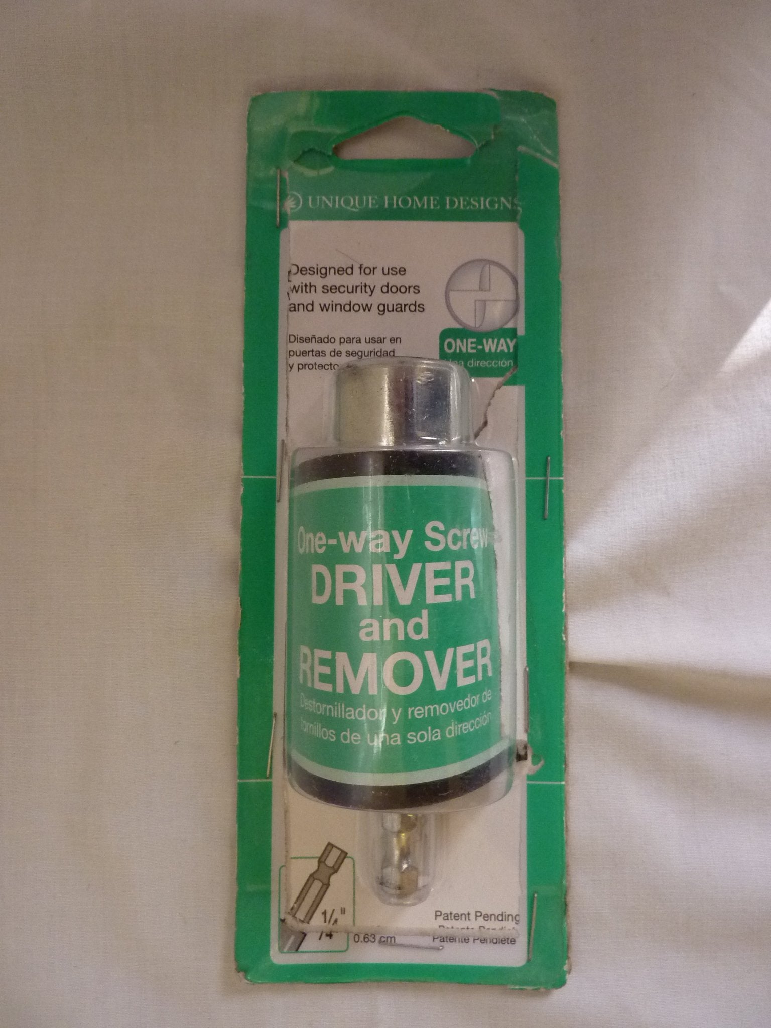 One-way Screw Driver and Remover