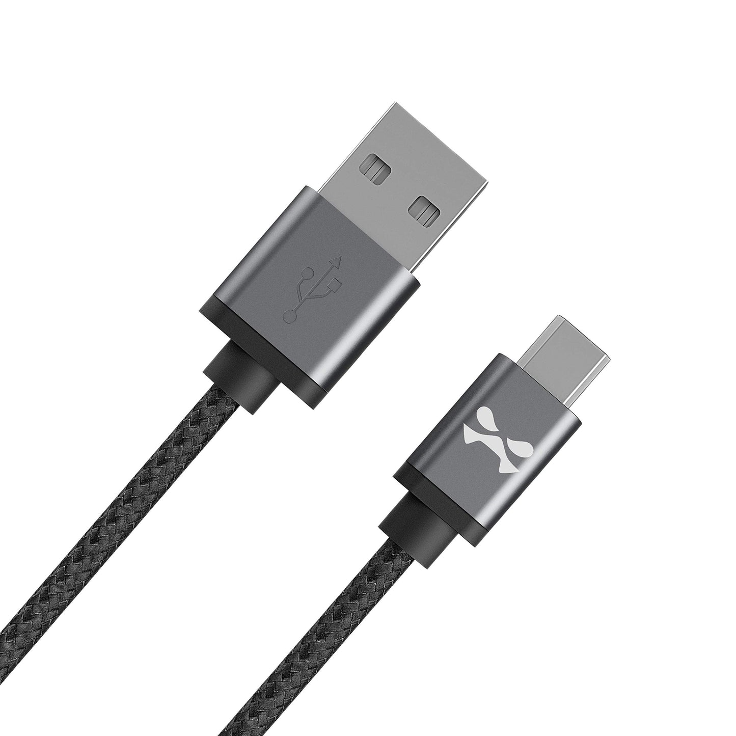Ghostek NRGline Series 10 FT Tough Braided Micro USB Charging Cables – Gray