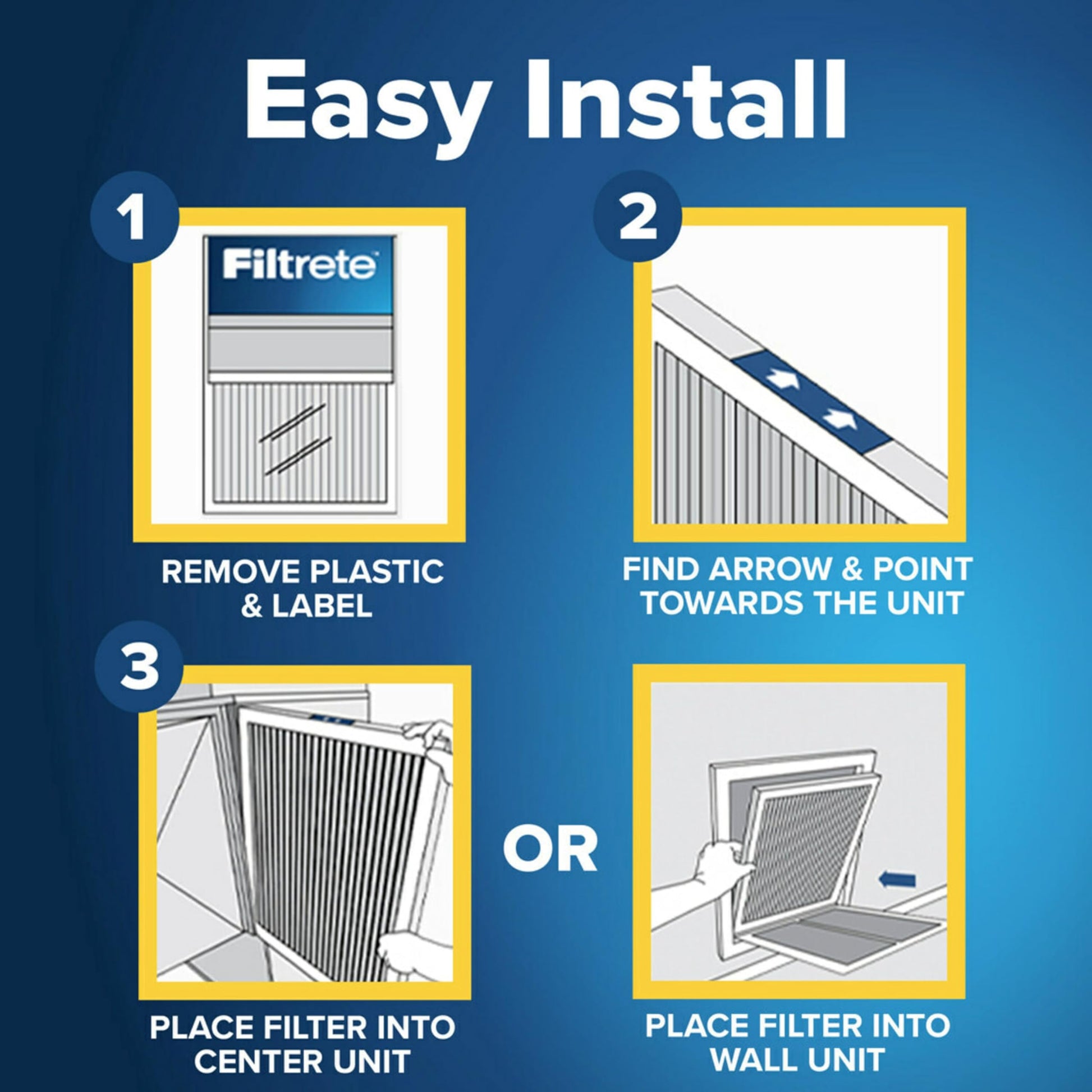 Filtrete 14x36x1 AC Furnace Air Filter, MPR 700, MERV 8, Tough on Pollen, Easy on Airflow, 3-Month Pleated 1-Inch Electrostatic Air Cleaning Filter, 6-Pack (Actual Size 13.81 x 35.81 x 0.81 in)