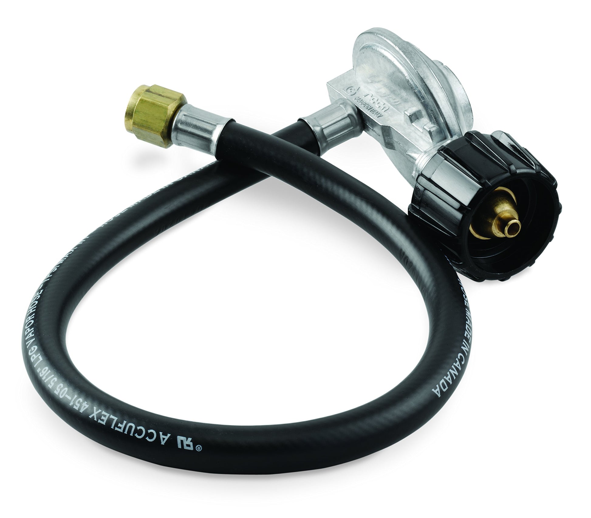 Weber Hose and Regulator Kit – 24" Replacement Propane Hose for Select Genesis and Summit Gas Grills, Secure Propane Flow Control