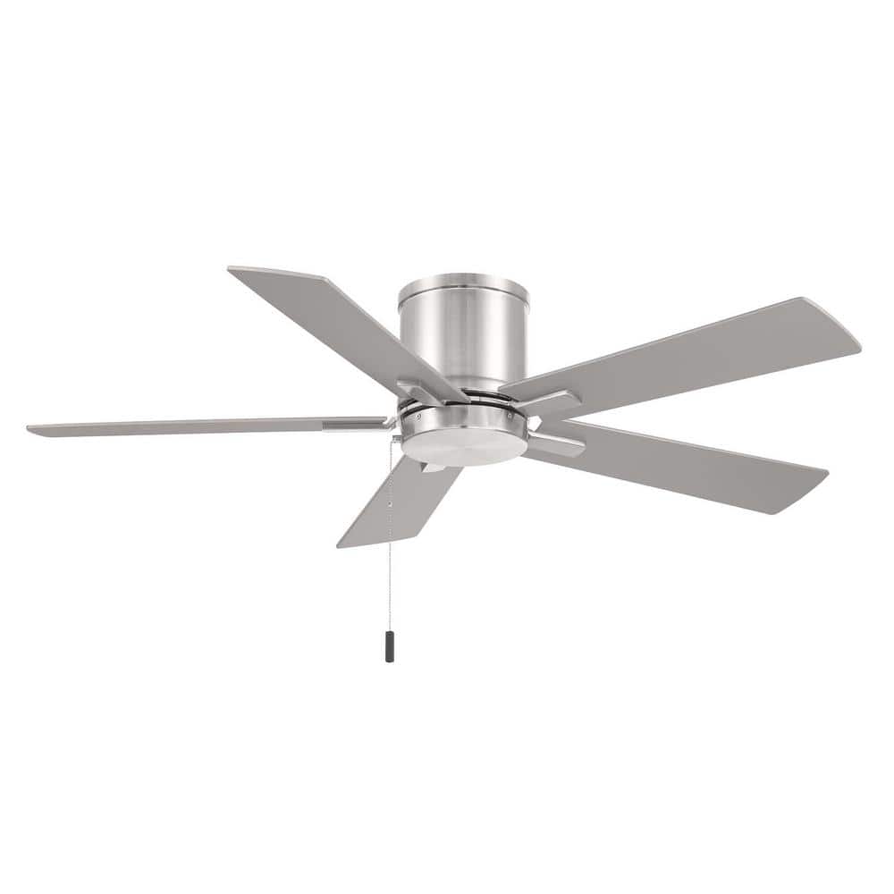 PARTS - BLADES, MOTOR, MOTOR COVER ONLY FOR Grantway 48 in. Indoor/Covered Outdoor Brushed Nickel Low Profile Ceiling Fan Without Light with Pull Chain Included