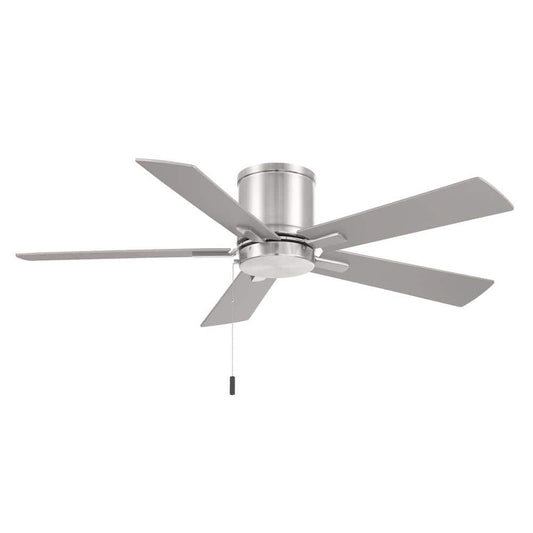 PARTS - BLADES, MOTOR, MOTOR COVER ONLY FOR Grantway 48 in. Indoor/Covered Outdoor Brushed Nickel Low Profile Ceiling Fan Without Light with Pull Chain Included