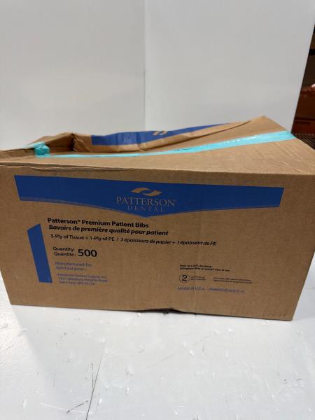 Patterson Dental Premium Patient Bibs 500 Count