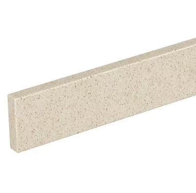 J COLLECTION Bath Vanity Backsplash 31"X4" Cultured Marble Modern Winter Snow