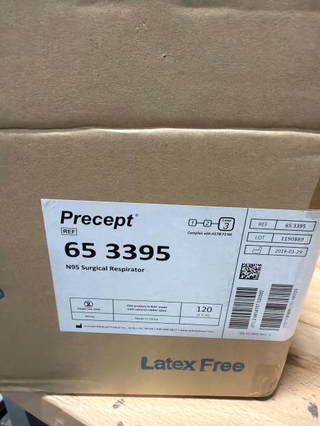 Precept N95 Surgical Respirator 65-3395 Bundle
