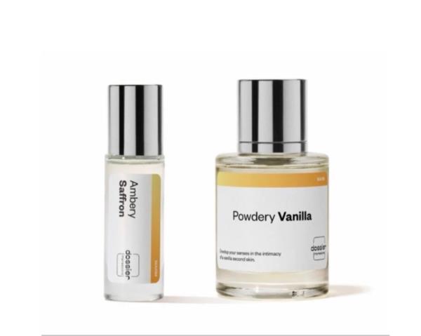Dossier Daily Bliss Duo Set - Powdery Vanilla & Ambery Saffron