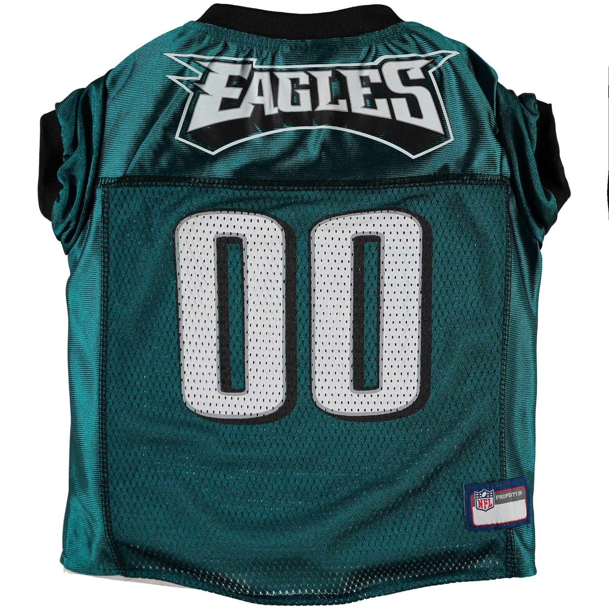 Pets First NFL Philadelphia Eagles Dog Jersey, Medium, Poly-mesh and Satin, Officially Licensed