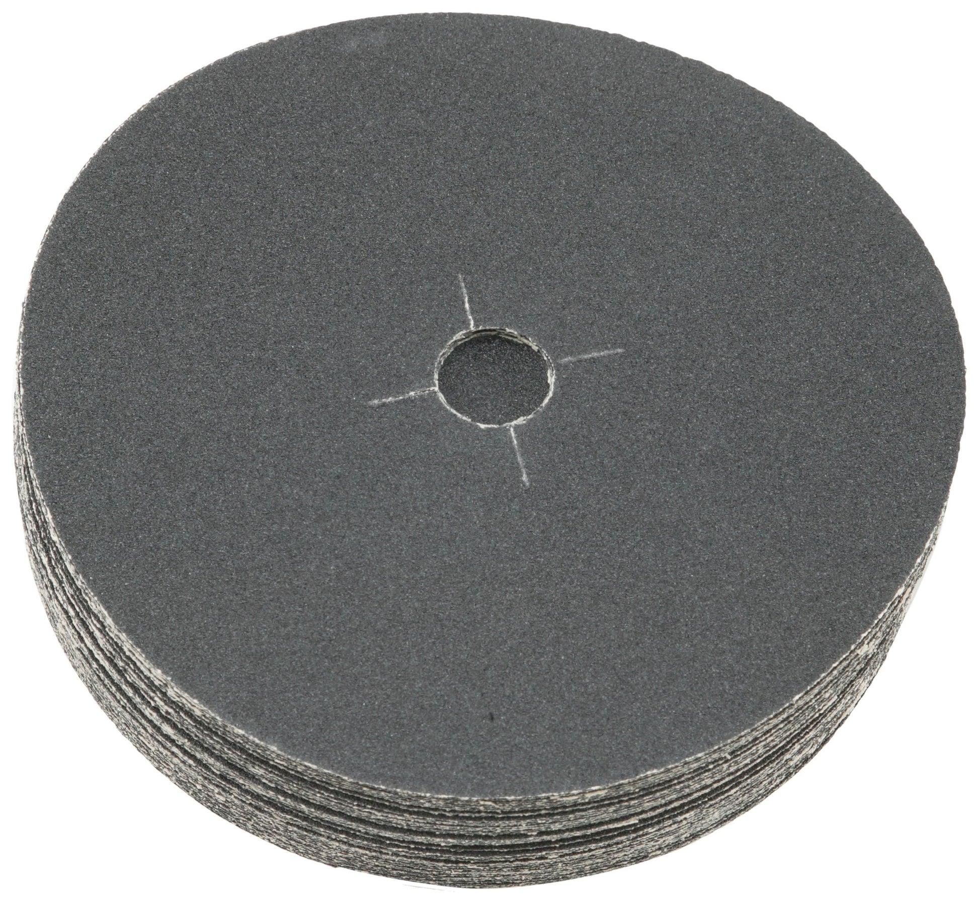 Sungold Abrasives 87507 Plain Backed Edger Discs for Floor Sanders 100 Grit Heavyweight Silicon Carbide Paper, (50/Pack) 7" x 7/8" Center Hole