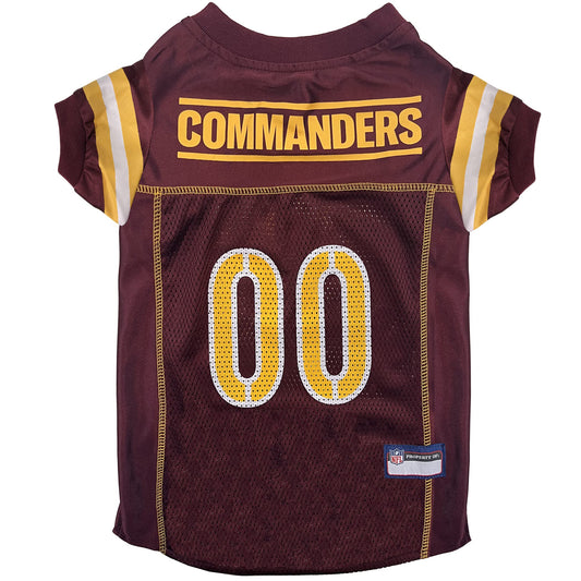 Pets First Washington Commanders Dog Jersey, Small, NFL Licensed, Mesh, Officially Licensed