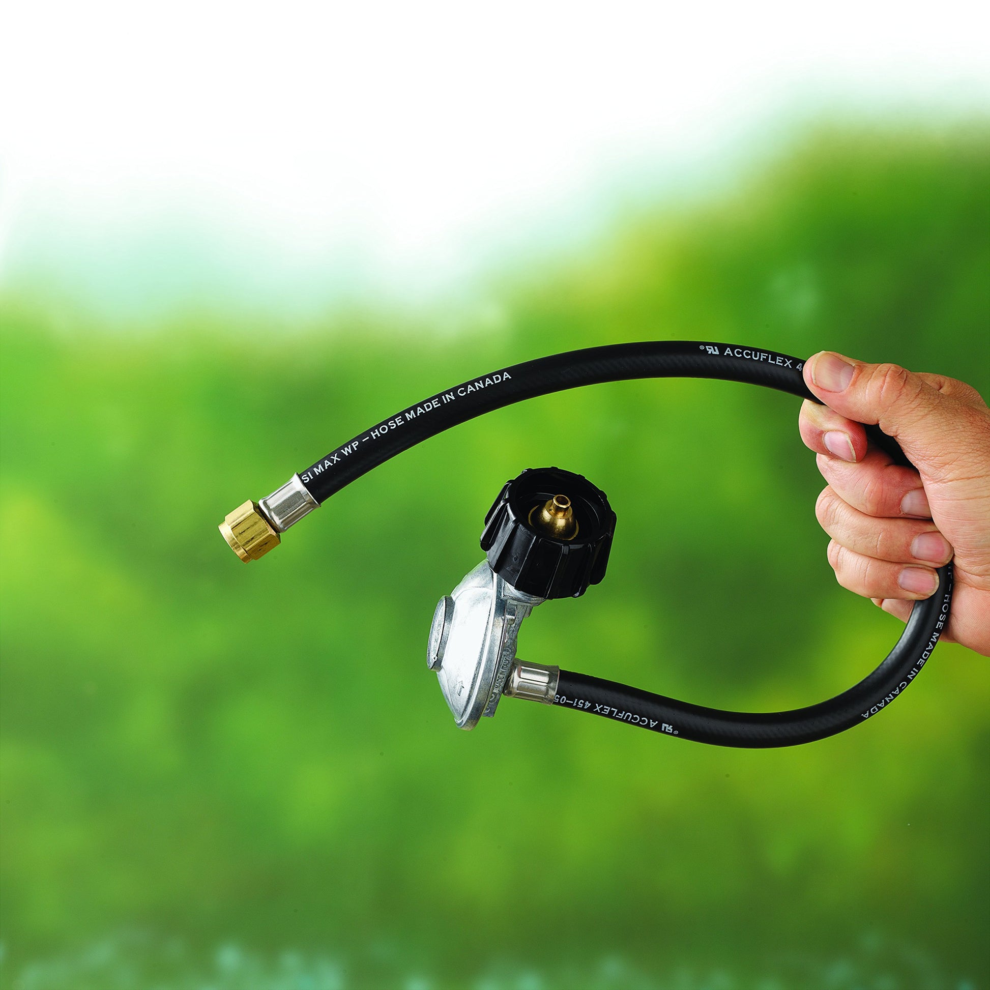 Weber Hose and Regulator Kit – 24" Replacement Propane Hose for Select Genesis and Summit Gas Grills, Secure Propane Flow Control