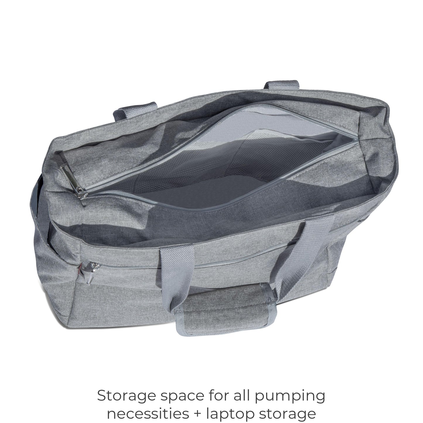 SPECTRA Baby Grey Breast Pump Tote - Convenient for carrying pump, bottles, and pumping essentials on-the-go