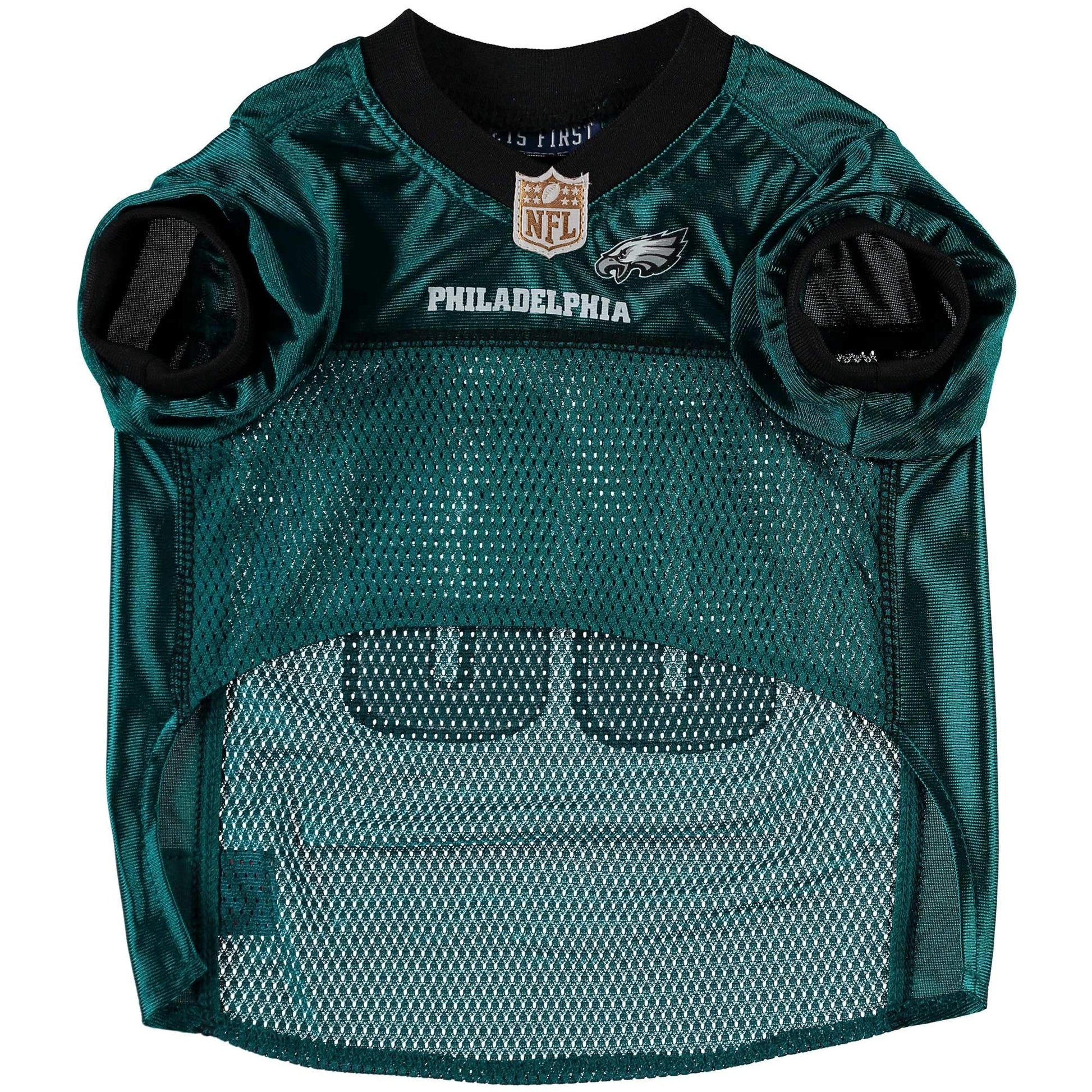 Pets First NFL Philadelphia Eagles Dog Jersey, Medium, Poly-mesh and Satin, Officially Licensed