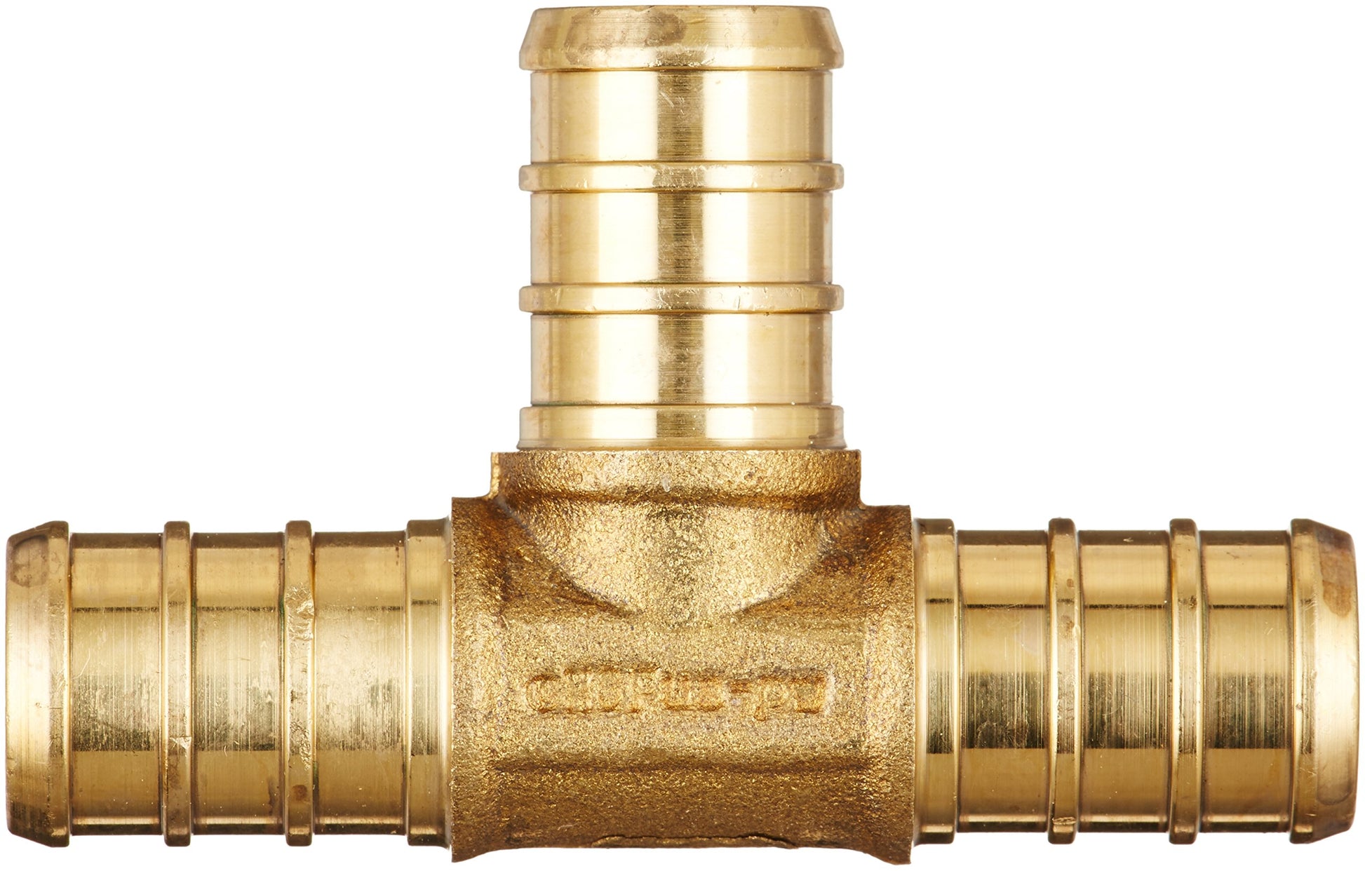 Fitting Pex Tee 1x1x1/2 Brass