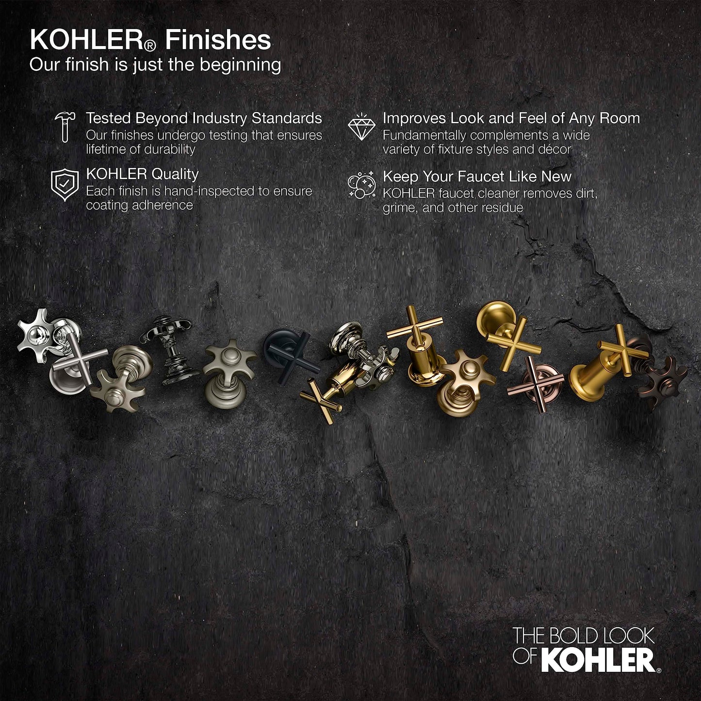 KOHLER T28130-4-BL Venza MasterShower Transfer Valve Trim with Lever Handle, Single Handle Bathroom Faucet, Matte Black