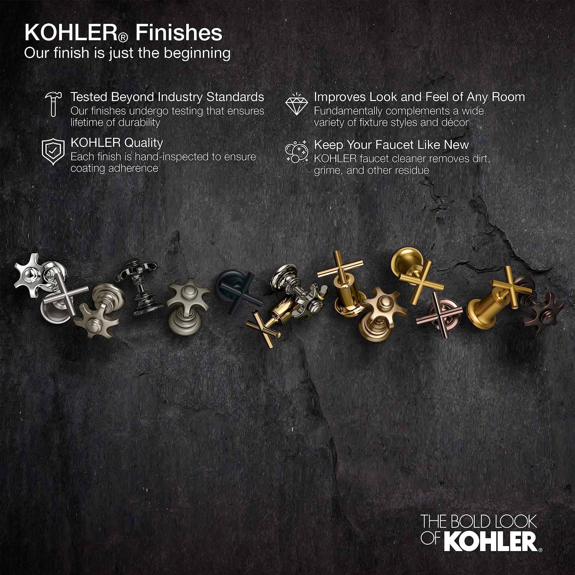 KOHLER T28130-4-BL Venza MasterShower Transfer Valve Trim with Lever Handle, Single Handle Bathroom Faucet, Matte Black