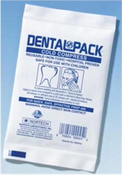 Nortech Labs Inc Pack Hot/Cold Therma-Kool Dental Gel Reusable 4X5" Ea, 100 Ea/Ca - TKDP45100