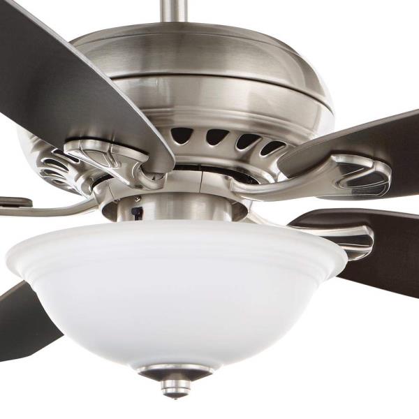READ Southwind II 52 in. LED Indoor Brushed Nickel Ceiling Fan 