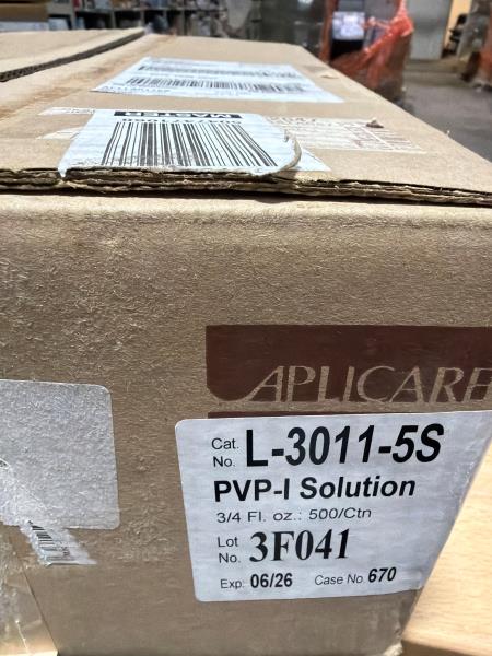 Aplicare PVP-I Solution 3/4 Fl. Oz. 500/Ctn