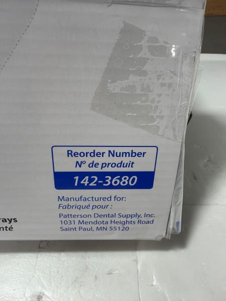 Patterson Dental Instrument Tray Cover Sleeves