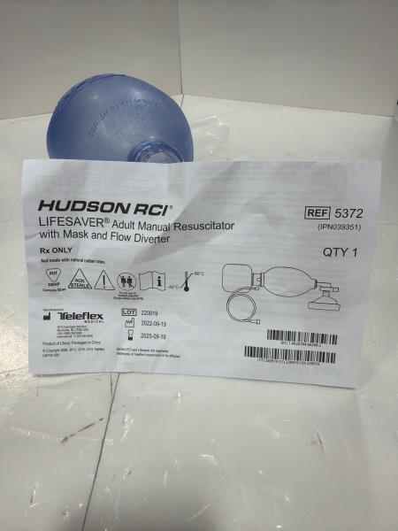 Hudson RCI Lifesaver Adult Manual Resuscitator