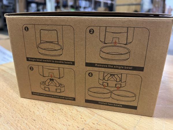 MOLYPET Automatic Pet Feeder Double Bowl Accessories Kit