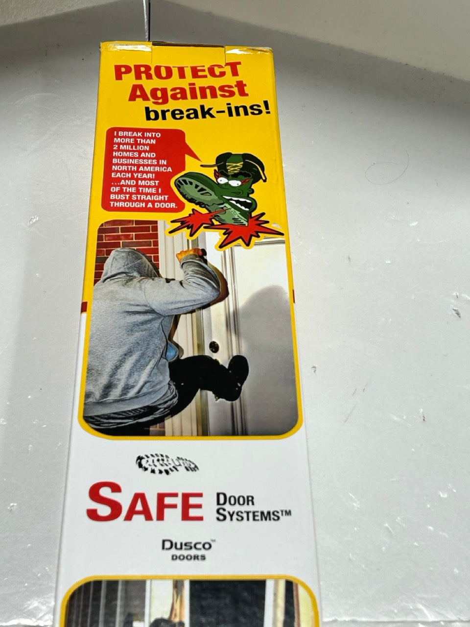 DUSCO Doors 3-piece Safe Door Security System Reinforces your door, providing up to 5 times the strength against forced entry.