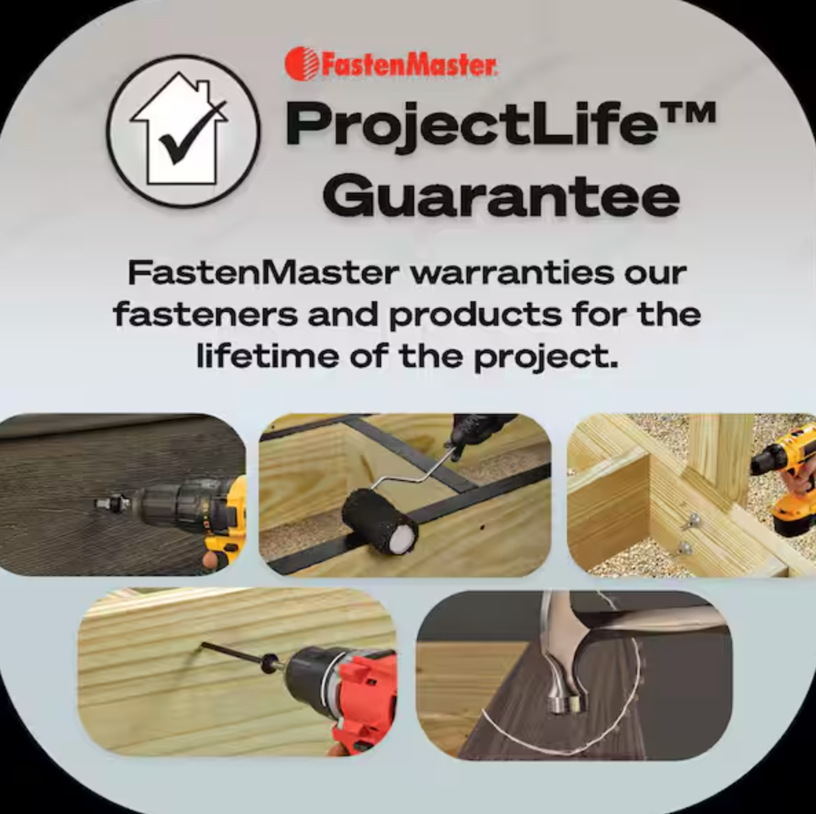 FastenMaster Collated Cortex Hidden Fastening System for Veranda Trim - 2 inch Cortex Screws and Plugs - Smooth (50 LF) FMCTXTCL-VA50SMHD