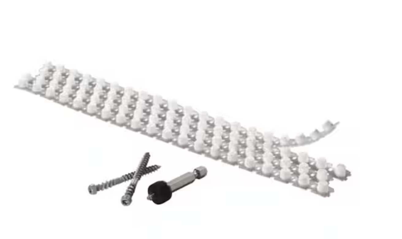 FastenMaster Collated Cortex Hidden Fastening System for Veranda Trim - 2 inch Cortex Screws and Plugs - Smooth (50 LF) FMCTXTCL-VA50SMHD