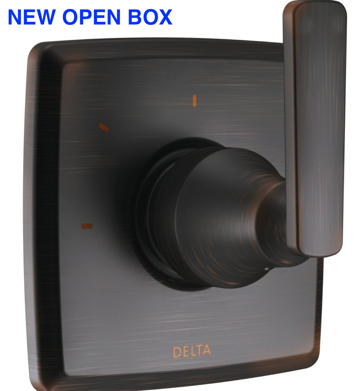Delta Faucet Ashlyn 3-Setting Shower Handle Diverter Trim Kit, Diverter Valve Trim Kit Oil Rubbed Bronze, 3 Way Shower Diverter, Delta Diverter Trim, Venetian Bronze T11864-RB (Valve Not Included)