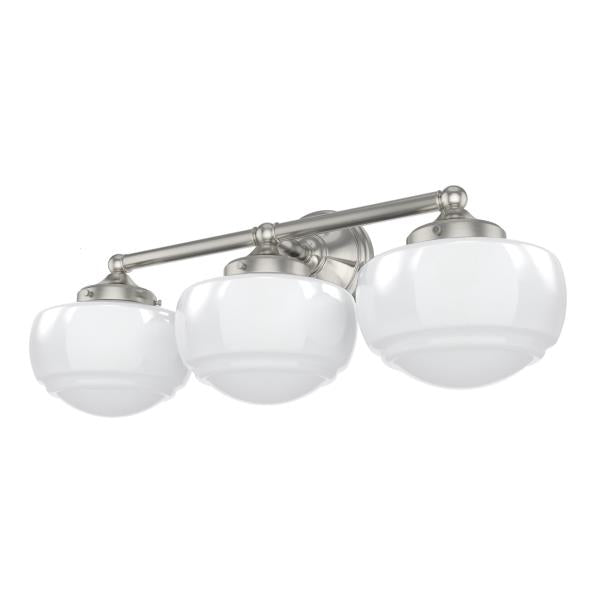Hunter Fan Company 19460 Saddle Creek Vanity Light, Brushed Nickel