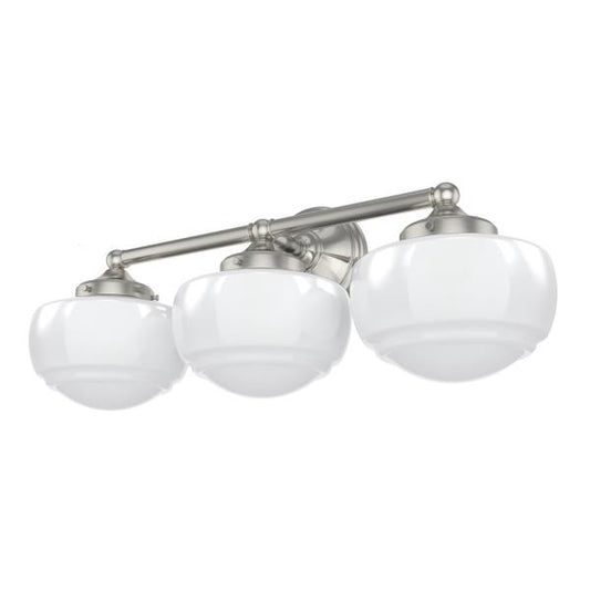 Hunter Fan Company 19460 Saddle Creek Vanity Light, Brushed Nickel