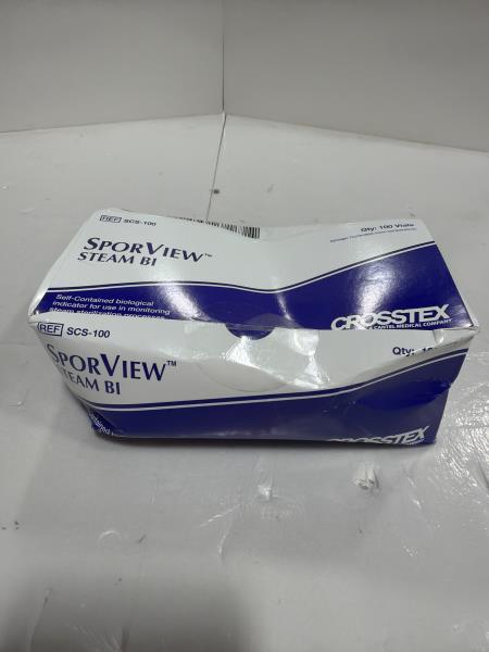 Crosstex SporView Steam BI SCS-100 100 Vials