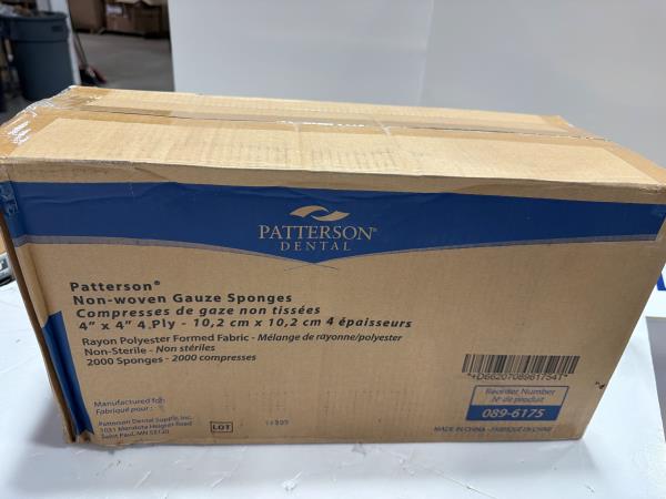 Patterson Dental Non-Woven Gauze Sponges 4x4 2000ct