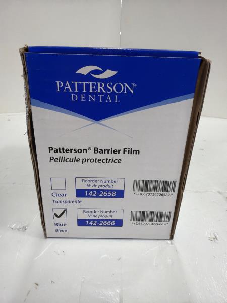 Patterson Dental Barrier Film 4x6 Blue 1200 Count