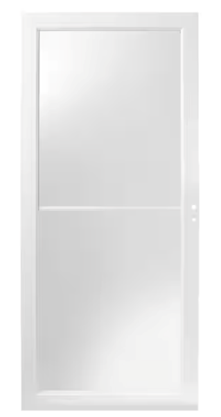 Andersen 3000 Series 32 in. White Self-Storing Easy Install Storm Door
