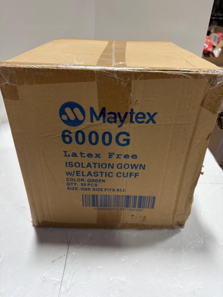 Maytex 6000G Latex Free Isolation Gown 50 Pack