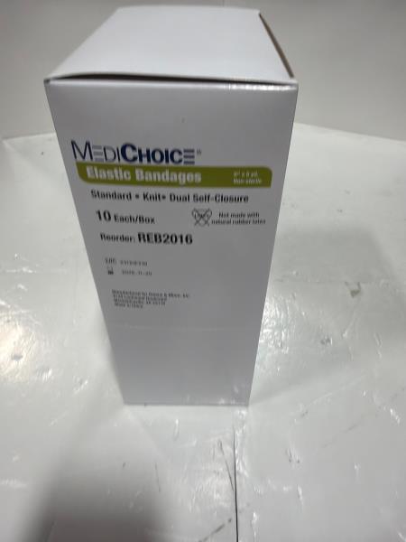 MediChoice Elastic Bandages 6 inch x 5 yd 10 Count